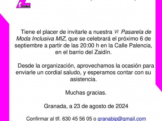 CUENTA ATRÁS VI EDICIÓN PASARELA MIZ